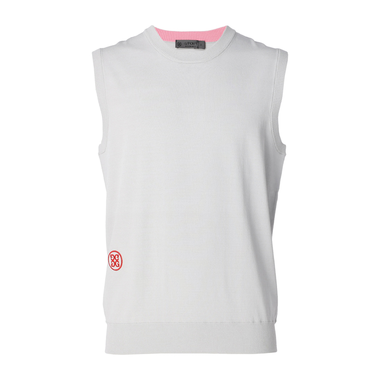 ジーフォア ピンク WASHABLE ニットベスト