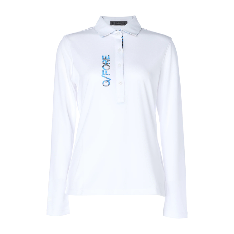 WOMENS クールマックス鹿の子 長袖ポロシャツ / G/FORE（ジーフォア  