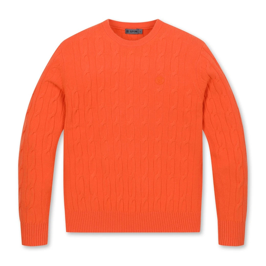 MENS CABLE CASHMERE ROUND SWEATER / G/FORE（ジーフォア）のセーター 
