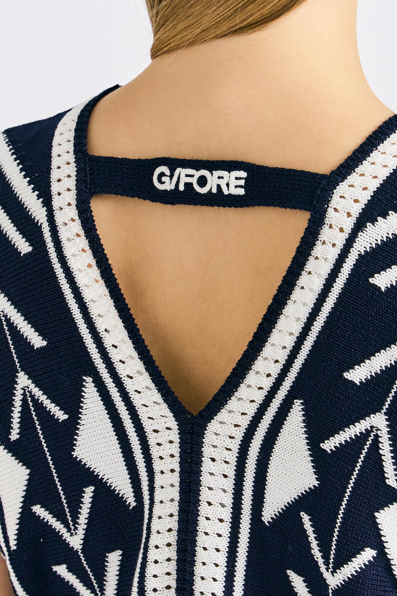 coco 中古 ジーフォア G/FORE レディース ベスト 40(L) 黒  ブラック  クルーネック 薄手 中古 レディース ジーフォア G/FORE ベスト 40(L) 黒 ブラック