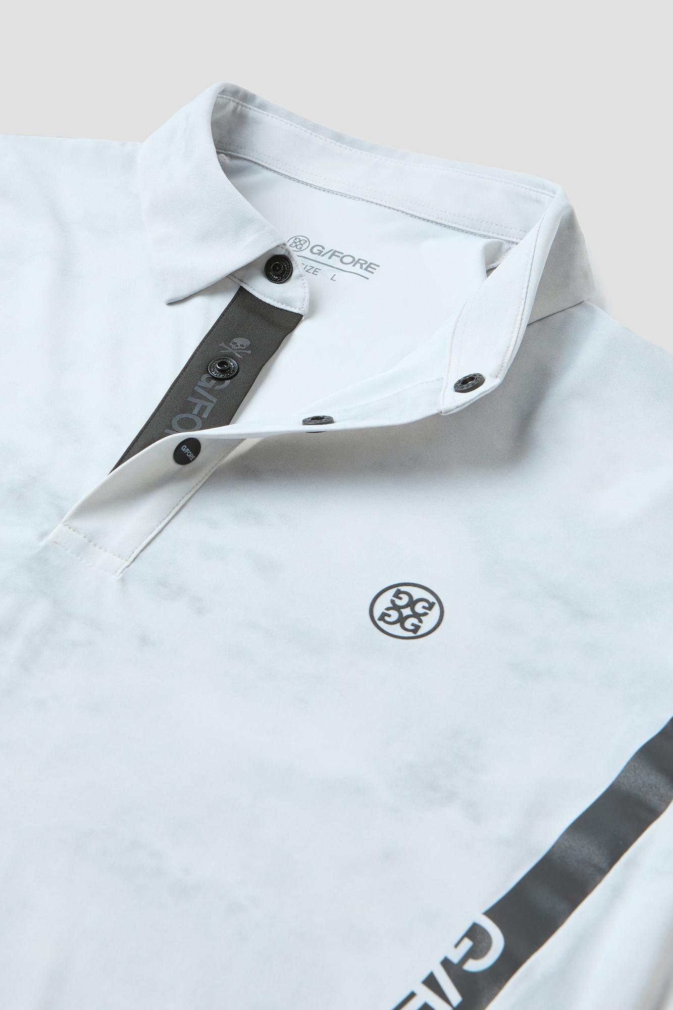 テクスチャードパターン長袖ポロ / G/FORE（ジーフォア）の長袖Tシャツ