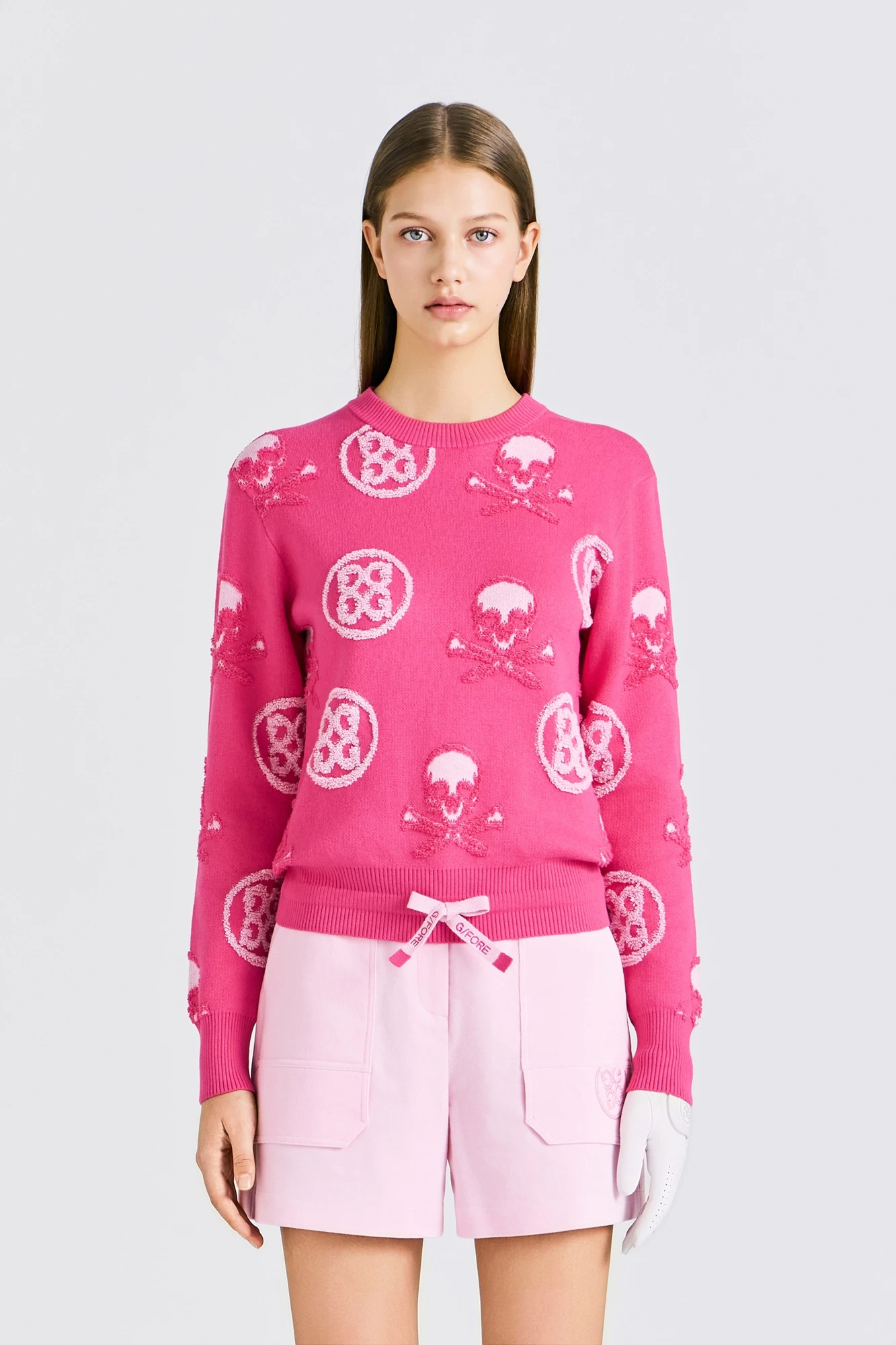 新品未使用新作G/FOREジーフォアレディースジャガードセーターsizeS ジャガードクルーネックセーター / G/FORE（ジーフォア）の